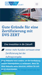 Mobile Screenshot of dvs-zert.de